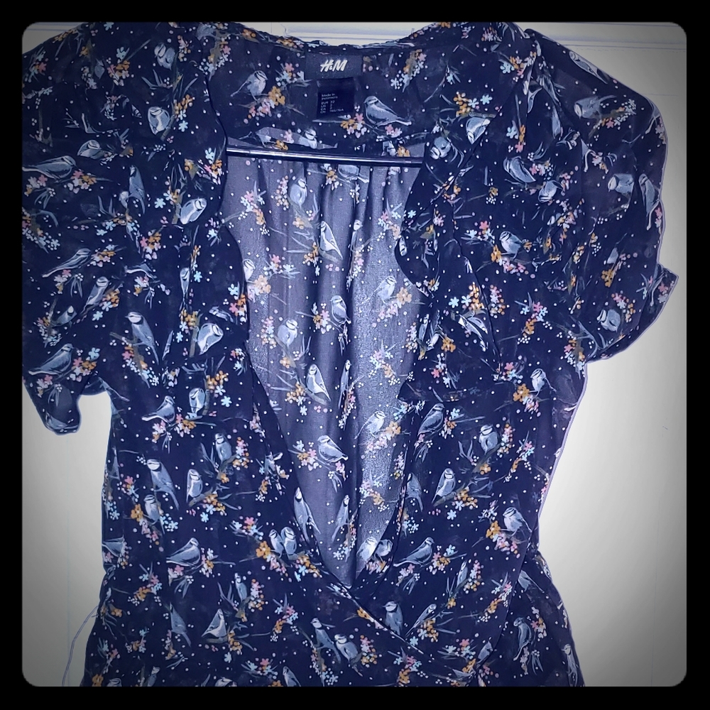 H&M Bird Blouse